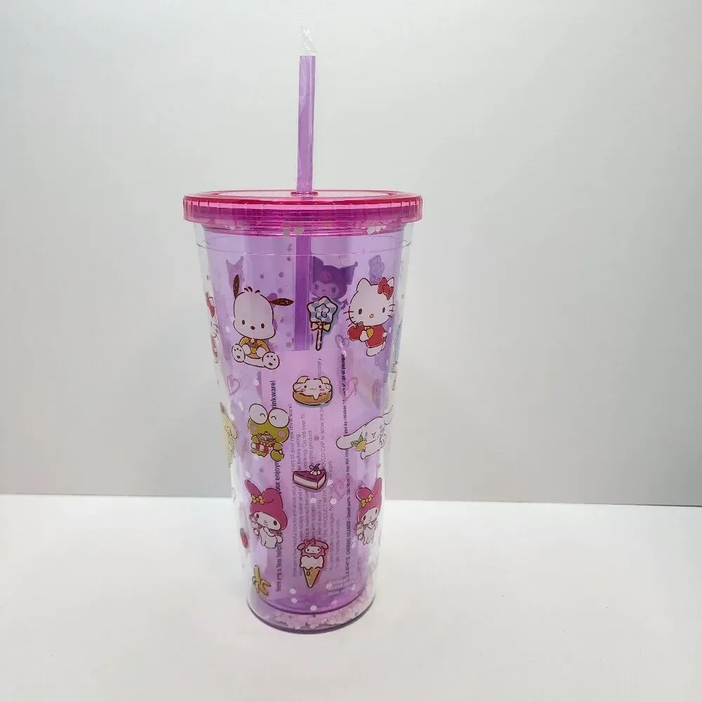 NEW Hello Kitty & Friends Snacks Allover Print Confetti-Filled Carnival Cup
